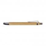 Penne touch promozionali in bambù color legno seconda vista
