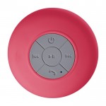 Speaker wireless impermeabile con ventosa e vivavoce color rosso prima vista