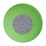 Speaker wireless impermeabile con ventosa e vivavoce color verde chiaro  prima vista