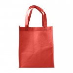 Shopper in tnt da 80 gr/m²  color rosso prima vista