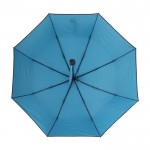 Gadget ombrelli automatici color azzurro terza vista