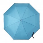 Gadget ombrelli automatici color azzurro quarta vista