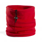 Scaldacollo con logo in pile polar fleece colore rosso