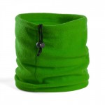 Scaldacollo con logo in pile polar fleece colore verde