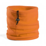 Scaldacollo con logo in pile polar fleece colore arancione
