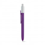 Penna colorata con parte superiore cromata color viola