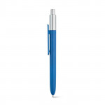 Penna colorata con parte superiore cromata color blu
