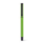 Colorata penna pubblicitaria con tappo color verde chiaro personalizzato