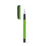 Colorata penna pubblicitaria con tappo color verde chiaro per pubblicità