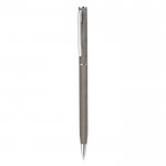 Delicata penna promozionale in alluminio color titanio