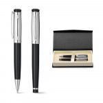 Set penne personalizzabili con astuccio colore argento varie opzioni
