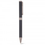 Elegante penna a sfera personalizzabile colore nero seconda vista