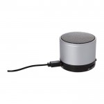Gadget promozionali speaker in metallo color argento sesta vista