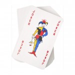 Carte da poker personalizzate color transparente settima vista