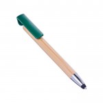 Penna touch con clip per supporto color verde scuro quinta vista