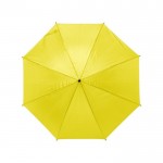 Ombrello a 8 pannelli in poliestere 170T color giallo prima vista
