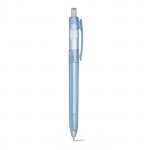 Penna pubblicitaria ecologica con logo color blu