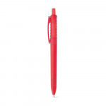 Penna pubblicitaria ecologica con logo color rosso