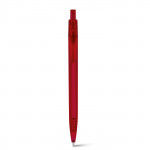 Penna dal corpo colorato trasparente  color rosso