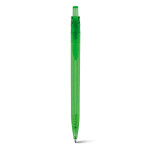 Penna dal corpo colorato trasparente  color verde