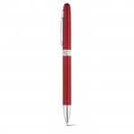 Penna a sfera girevole dalla forma arrotondata  color rosso