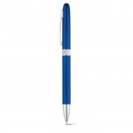 Penna a sfera girevole dalla forma arrotondata  color azzuro