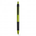 Colorata penna dalle finiture metallizate color verde chiaro