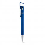 Penna multifunzionale con cappuccio estraibile color azzuro
