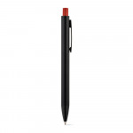 Penne gadget con pulsante colorato colore rosso