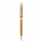 Penna pubblicitaria di bambù con astuccio personalizzabile