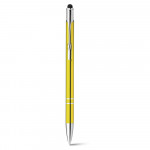 Penna touchscreen personalizzabile colore giallo