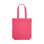 Shopper cotone riciclato manici medi in tanti colori 220g/m² color rosa prima vista