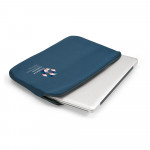 Custodia per computer portatile con logo color blu con logo