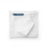 Piccolo sacchetto promozionale di plastica Eva per mascherinacolore bianco