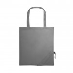 Divertente borsa per la spesa pieghevole color grigio