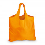 Borse pieghevoli personalizzate per la spesa colore arancione seconda vista