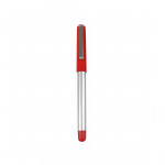 Penna promozionale con dettagli colorati color rosso