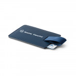Porta tessere RFID con logo color blu per clienti
