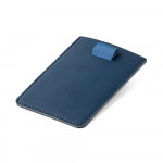 Porta tessere RFID con logo color blu