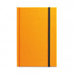 quadernino personalizzato dai colori vivaci color arancione prima vista