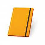 quadernino personalizzato dai colori vivaci color arancione