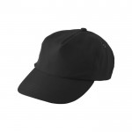 Cappelli promozionali con chiusura regolabile color nero prima vista