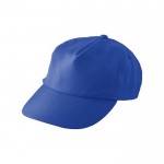 Cappelli promozionali con chiusura regolabile color blu reale prima vista