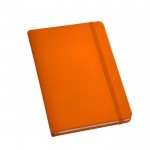 Taccuino promozionale con copertina rigida color arancione