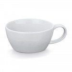 Set per il tè in ceramica personalizzato colore bianco terza vista