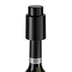 Tappo sottovuoto per la bottiglia di vino color nero con logo
