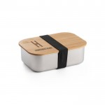 Lunch box in acciaio inox e bambù color argento immagine con logo/94025_160-a-logo.jpg