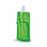 Borraccia di plastica pieghevole da 460ml color verde chiaro
