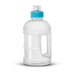 Bottiglia promozionale con manico color transparente
