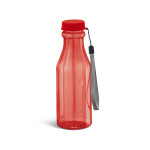 Bottiglia in tritan a forma di bottiglietta di vetro color rosso